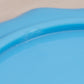 Antique Dithridge Glass Circular Blue Milk Glass Platter Tray