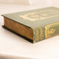 Antique Green Last Days of Pompeii Book with Gold Accents