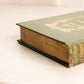 Antique Green Last Days of Pompeii Book with Gold Accents