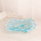 Antique Northwood Blue Opalescent Wild Rose 3-Toed Dish