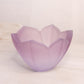 Medium Lenox Glass Purple Satin Glass Flower Bowl