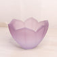 Medium Lenox Glass Purple Satin Glass Flower Bowl