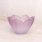 Medium Lenox Glass Purple Satin Glass Flower Bowl