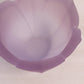 Medium Lenox Glass Purple Satin Glass Flower Bowl