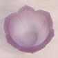 Medium Lenox Glass Purple Satin Glass Flower Bowl