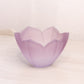 Medium Lenox Glass Purple Satin Glass Flower Bowl