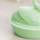 Rosso Reproduction Green Jadeite Glass Swan Lidded Dish