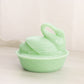 Rosso Reproduction Green Jadeite Glass Swan Lidded Dish