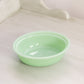 Rosso Reproduction Green Jadeite Glass Swan Lidded Dish