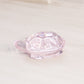 Small Light Pink Crystal Turtle Paperweight Figurine