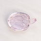 Small Light Pink Crystal Turtle Paperweight Figurine