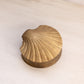 Medium Brass Shell Hinged Lidded Box