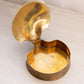 Medium Brass Shell Hinged Lidded Box