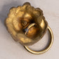 Vintage Brass Lion Head Drawer Handle Pull