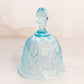 Vintage Fenton Glass Light Blue Opalescent Lily of The Valley Bell