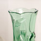 Vintage Fenton Sea Mist Green Glass Footed Vase