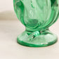 Vintage Fenton Sea Mist Green Glass Footed Vase
