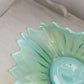 Vintage Large Green Opalescent Glass Fostoria Heirloom Bowl
