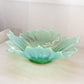 Vintage Large Green Opalescent Glass Fostoria Heirloom Bowl