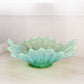 Vintage Large Green Opalescent Glass Fostoria Heirloom Bowl