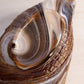 Vintage Imperial Glass Large Brown Slag Swan Bowl or Planter