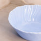 Vintage Jeannette Glass Large Swirl Delphite Blue Bowl