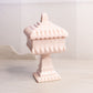 Vintage Jeannette Glass Medium Shell Pink Milk Glass Wedding Box