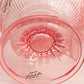 Vintage LE Smith Glass Large Pink Lidded Footed Egg Dish