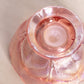 Vintage LE Smith Glass Medium Pink Iridescent Cabbage Leaf Bowl (Missing Lid)