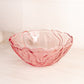 Vintage LE Smith Large Pink Bowl with Swan Designs
