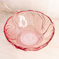 Vintage LE Smith Large Pink Bowl with Swan Designs