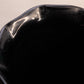 Vintage LE Smith Medium Black Glass Vase with 2 Handles and Dancing Women