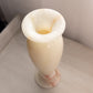 Tall Cream Onyx Stone Vase
