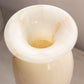 Tall Cream Onyx Stone Vase