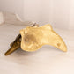 Vintage Medium Brass Double Dolphin Figurine