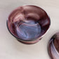 Vintage Medium Circular Purple Slag Glass Lidded Dog Dish