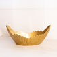 Vintage Oval Brass Bowl with Tall Sides
