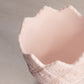 Vintage Light Pink Milk Glass Footed Vase Compote