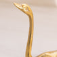 Extra Small Small Brass Swan Figurine