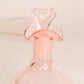 Vintage Small Pink Bottle with Triangular Stopper