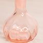 Vintage Small Pink Bottle with Triangular Stopper