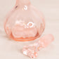Vintage Small Pink Bottle with Triangular Stopper