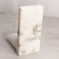 Vintage Stone Alabaster Flower Bookends