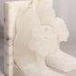 Vintage Stone Alabaster Flower Bookends