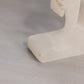 Vintage Stone Alabaster Flower Bookends
