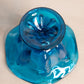 Vintage Viking Glass Dark Blue Epic Taper Candleholder