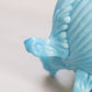 Vintage Westmoreland Blue Milk Glass Lidded 3-Toed Dish
