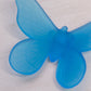 Vintage Westmoreland Glass Blue Satin Glass Butterfly Figurine