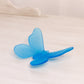 Vintage Westmoreland Glass Blue Satin Glass Butterfly Figurine