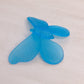 Vintage Westmoreland Glass Blue Satin Glass Butterfly Figurine